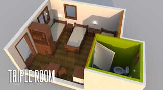 Мини-отель Guesthouse Zvono Плужине Трехместный номер-5